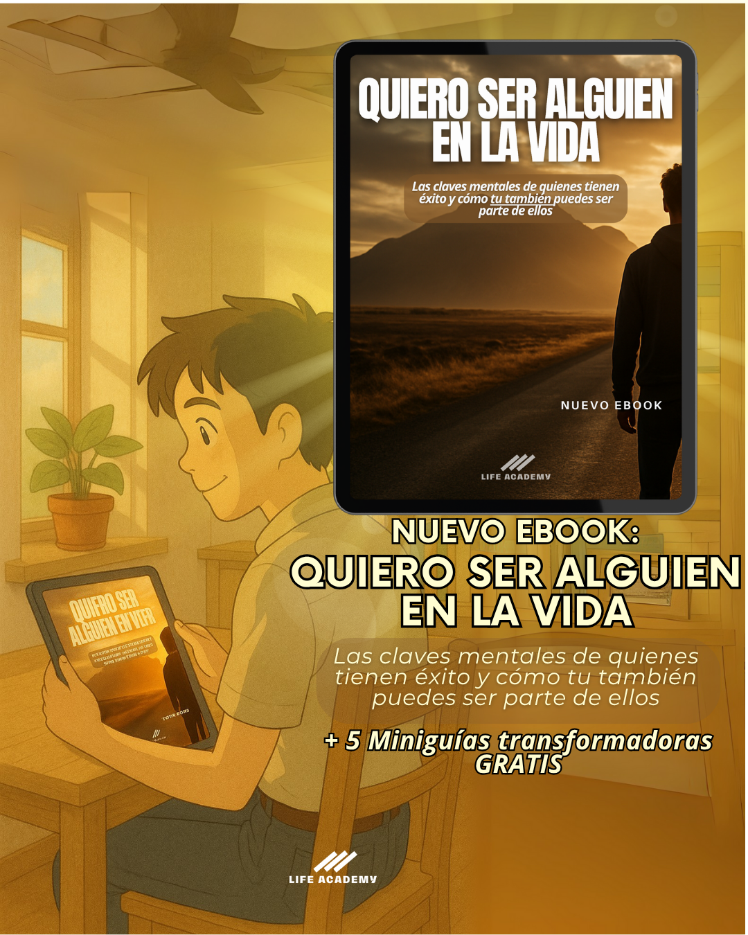 Ebook "Quiero ser alguien en la vida" + 5 MiniGuías de éxito GRATIS
